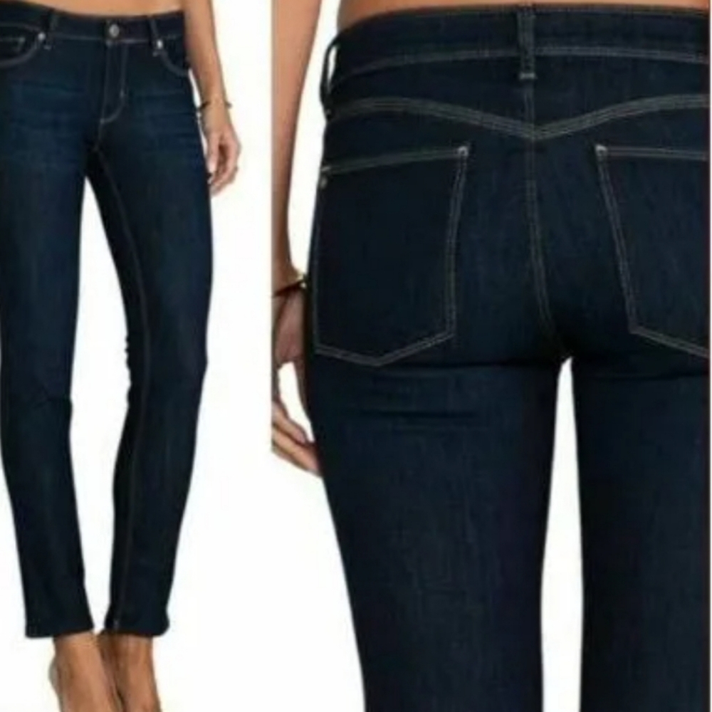 DL1961 Angel Mid Skinny Ankle Denim Jean Size 25 Jeans Mariner Wash